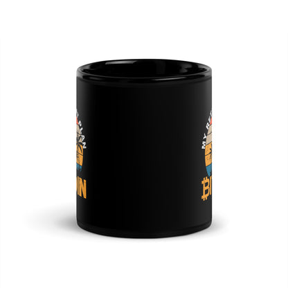 Bitcoin Black Coffee Mug