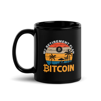 Bitcoin Black Coffee Mug