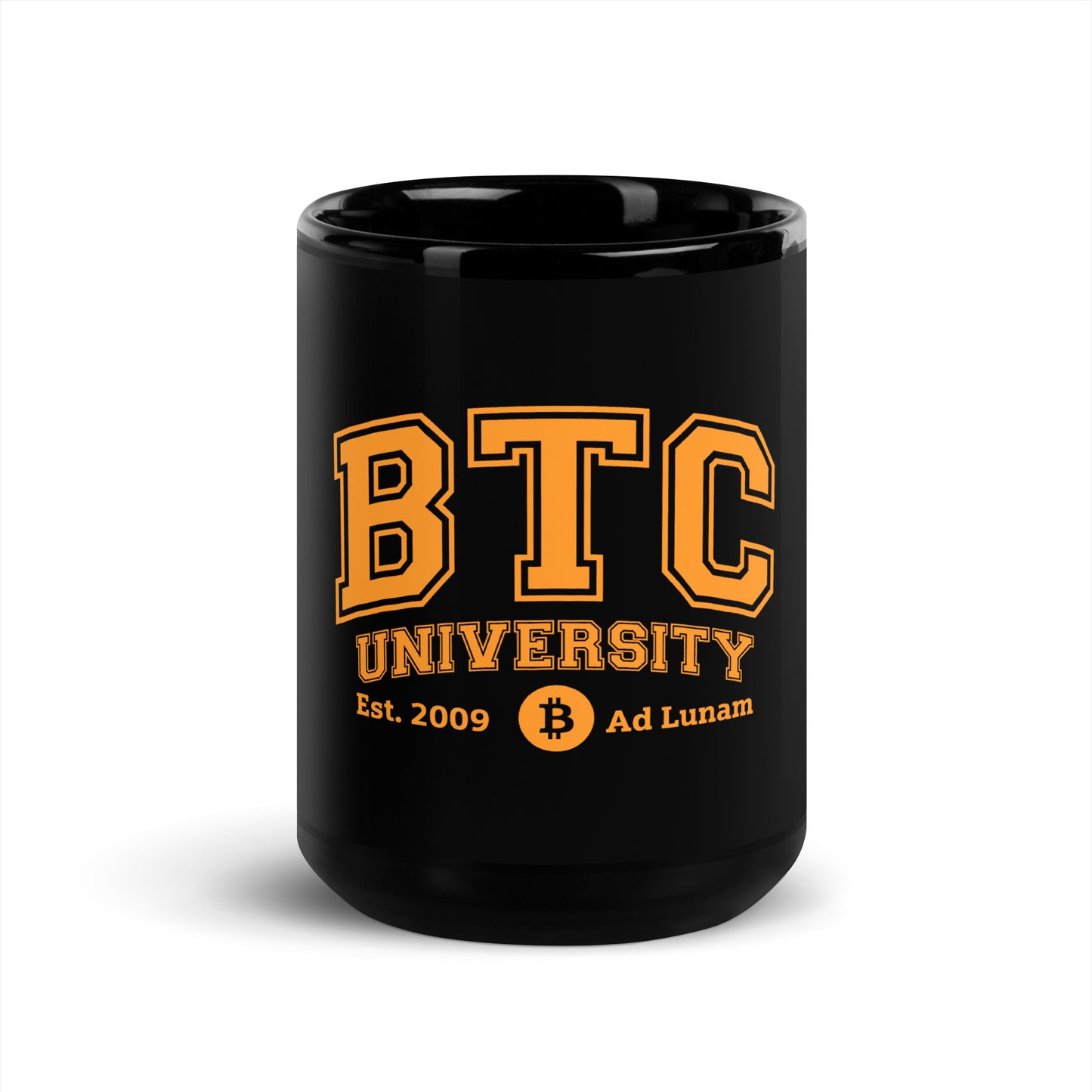 Black BTC Alumni Glossy Mug