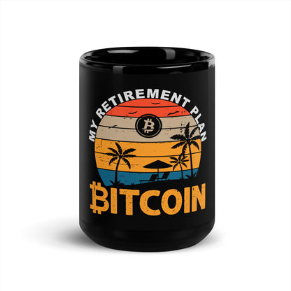 Bitcoin Black Coffee Mug