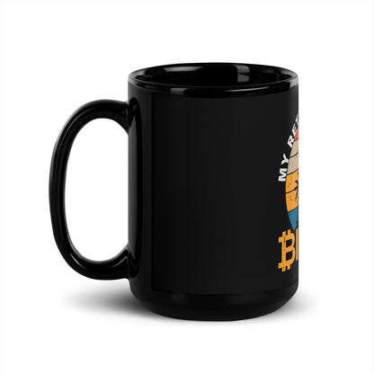 Bitcoin Black Coffee Mug