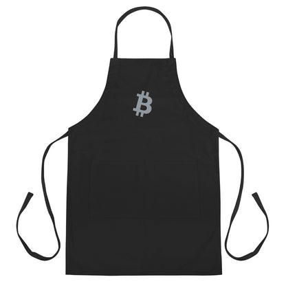 Bitcoin Embroidered Apron