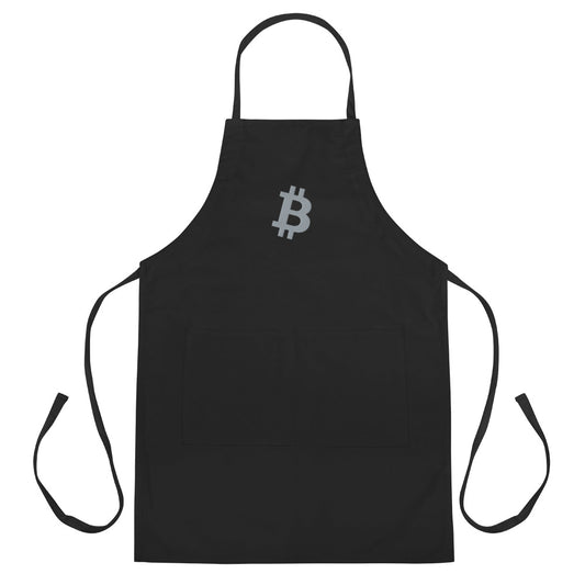 Bitcoin Embroidered Apron