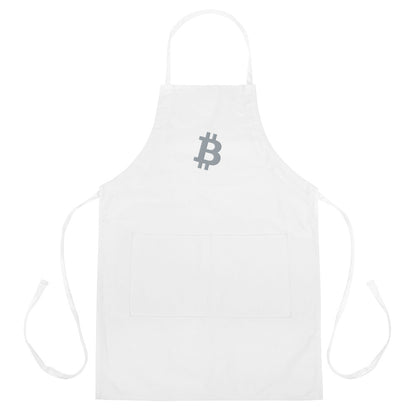 Bitcoin Embroidered Apron