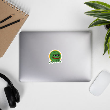 PEPE meme coin Bubble-free stickers