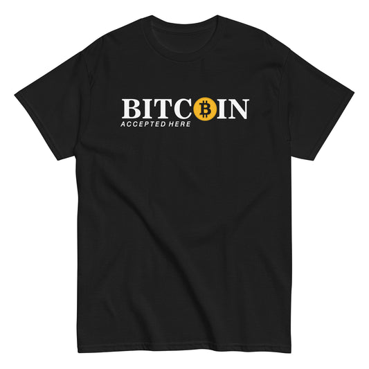 Bitcoin Accepted Here Classic T-Shirt