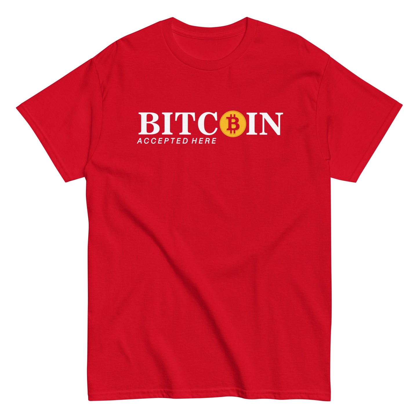 Bitcoin Accepted Here Classic T-Shirt