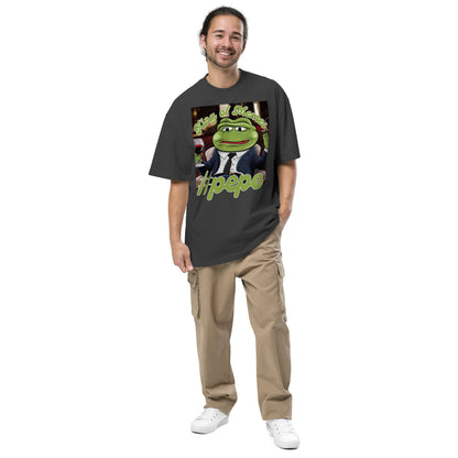 PEPE Oversized faded t-shirt