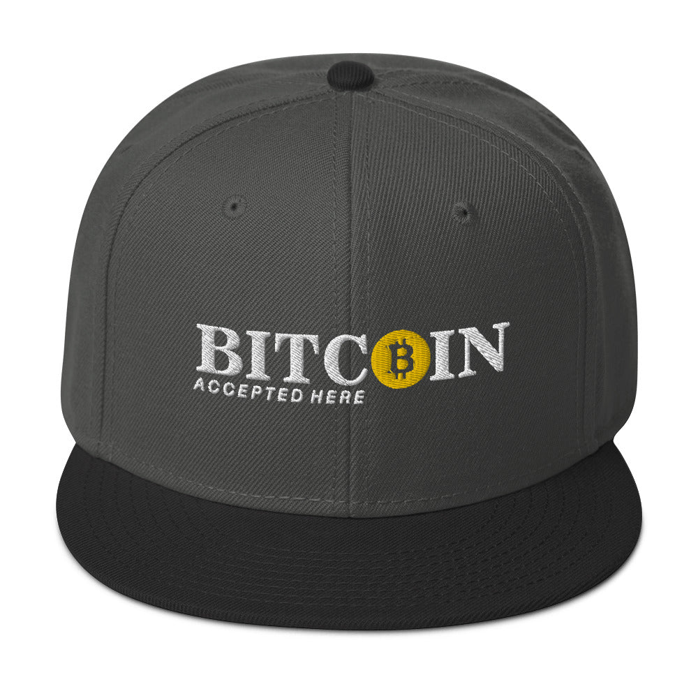 Bitcoin Snapback Hat