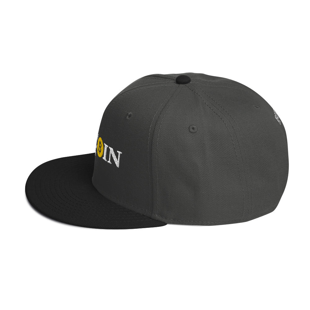 Bitcoin Snapback Hat