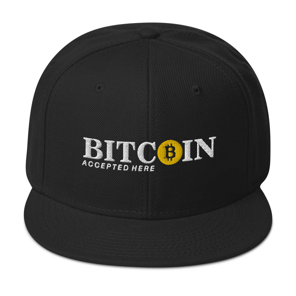 Bitcoin Snapback Hat