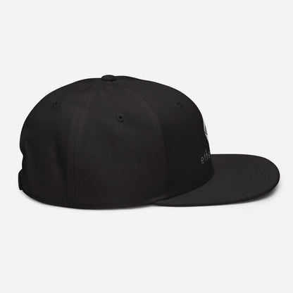 Black Ethereum Snapback Hat