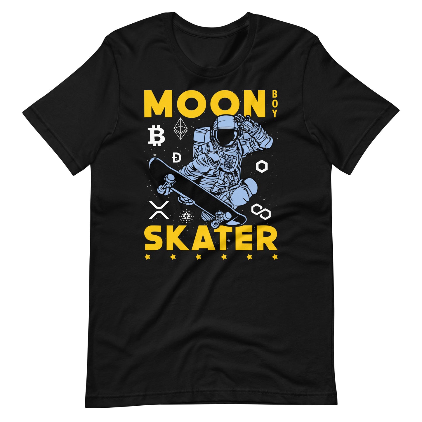 Crypto Moon Boy Skater t-shirt