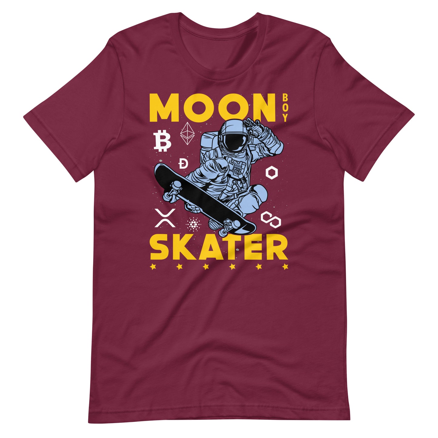 Crypto Moon Boy Skater t-shirt